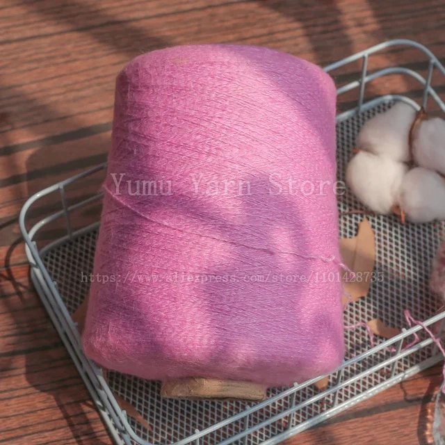 500G/Ball Multicolor Soft Mohair Yarn For Hand Knitting Woollen Acrylic Long Fluffy Crocheting Thread DIY Sweater Fall Winter