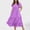 Purple, variant on zanvin Plus Size Dress For Women V Neck Summer Casual Sundresses Pocket Sleeveless With Pockets Party Beach Dress,Purple