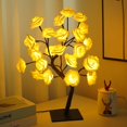 thumbnail image 1 of Lampe Arbre Fleur Rose Alimentée par USB Lampe de Table Rose Colorée Lampe Fleur Décorative Lumières Arbre Fleur DIY Réutilisable Lampe de Table pour Décoration Maison Chambre Mariage, 1 of 9