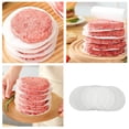 thumbnail image 2 of Hamburger Patty Paper Used To Separate Patties Baking Packaging Candy Deep Frying Stick Pad Paper Oil Absorbent Paper 100pcs Baking Sheets Paper Roll Paper Baking Pan Baking Paper round Baking Butter, 2 of 4