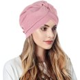 thumbnail image 2 of Turbans pour Femmes Nœud Pré-Noué Bonnet Bonnet Chapeaux, 2 of 4