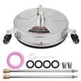thumbnail image 2 of Surface Cleaner,1/4 Inch Quick Pressure Cleaner Quick 3 Wheels Steel Power With 2 Nozzles 2 3 Wheels 2 Pressure Er Stainless Inch Quick 3 Stainless Steel Power Wheels 2 Nozzles With 1/4 Inch Leeofty, 2 of 7