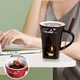thumbnail image 3 of Cagogo under $5 Chocolate Fondue Pot, Chocolate Fondue Ceramic Pot, Cheese Melting Candle Warmer, Fondue Set with Forks, Home Dessert Melting Pot, Romantic Dinner Fondue Set, 3 of 6