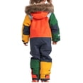 thumbnail image 4 of Kids Girls Boys Waterproof Colorful Siamese Snowsuits Ski Suits Jackets Winter Jumpsuits, 4 of 5
