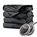 thumbnail image 2 of Sunbeam Luxurious Velvet Electric Heated Blanket, Auto Shut-Off, 10 Heat Settings,Two Controllers, Machine Washable, Queen (Charcoal Gray), 2 of 5