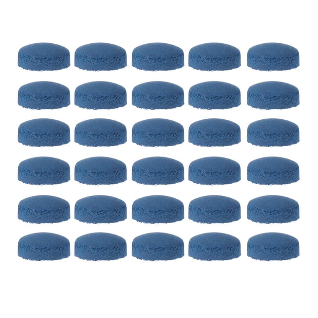 Langgg 30 Pcs Embouts de Queue de Piscine Accessoires de Billard Hauts Dureté Réparation Jeu Bleu 10mm