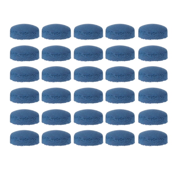 Langgg 30 Pcs Embouts de Queue de Piscine Accessoires de Billard Hauts Dureté Réparation Jeu Bleu 10mm