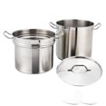 thumbnail image 2 of Winware Stainless Steel 8 Quart Double Boiler with Cover, 2 of 4
