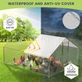 thumbnail image 2 of Spacious & Sturdy Outdoor Poultry Coop – Large Walk-In Metal Cage with Secure Run, Waterproof & UV-Resistant Cover, Perfect for Chickens, Ducks, Rabbits, and Small Pets, 2 of 7