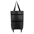 thumbnail image 1 of MesaSe Sac de Magasinage Pliable Chariot Sac à Roulettes avec Roues Fourre-Tout d'Épicerie Sac à Main Pliable, 1 of 2