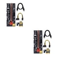thumbnail image 4 of tredstone 5x USB 3 Riser Board VER009S GOLD PCI-E 1x to 16x Powered 60cm PCIe Extender Red Slot+Black Wire 2Set, 4 of 6
