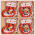 thumbnail image 1 of Coxeer Christmas Tree Decoration Wooden 12PCS Hanging Embellishments Xmas Tree Ornament, 1 of 10
