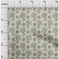 thumbnail image 2 of oneOone Polyester Spandex Light Brown Fabric Asian Floral Block Craft Projects Decor Fabric Printed By The Yard 56 Inch Wide, 2 of 4