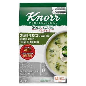 Knorr Crème sans gluten professionnelle de mélange de soupe de brocoli, 551 g -- 4 par cas