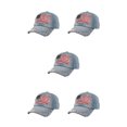 thumbnail image 1 of Decodeary Fashionable Baseball Cap Adjustable And Sun Defended Multi-colors Hat Denim 2 5Set, 1 of 6