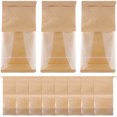 thumbnail image 2 of 50pcs Paper Bread Bags with Clear Window Bread Bags Large Paper Bakery Bag with Window, 2 of 8