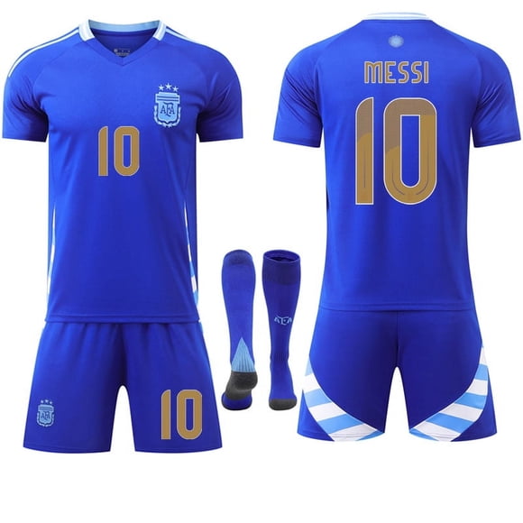 2024 Argentina Guard No. 10 Messi European Cup Football Clothes 21 Dibara Jersey National Team Service