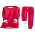 thumbnail image 1 of Ladies‘ Cozy Tracksuit Set with Fleece Lined Sweatshirt and Stretchy Sweatpants, 1 of 8