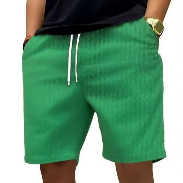 RXMEKW Casual Shorts for Men, 5 in Inseam Loose Fit Athletic Summer Shorts with Drawstring Waist and Pockets for Running, Golf, Training, and Daily Wear