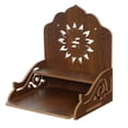 thumbnail image 3 of Brown Swastik Design With Shelf Laminated Wooden Pooja Temple Or Mandir, 3 of 5