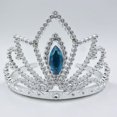 thumbnail image 2 of Girls Princess Crown Lovely Shiny Rhinestone Dress up Crown with Princess Wand, 2 of 5
