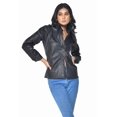 thumbnail image 4 of Chemise en Cuir Noire pour Femme, 4 of 5