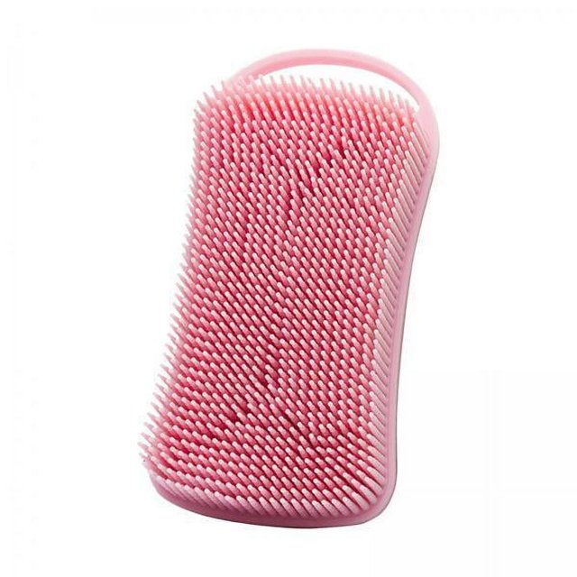 kusrkot 2-4pack Silicone Body Scrubber Gentle Exfoliating Skin Shower Pink 2 Pcs