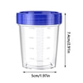 thumbnail image 3 of 120ml Measuring Cup with Lid Leak Proof Seasoning Container Reusable and Stackable Dipping Container, 3 of 9
