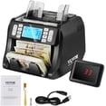 thumbnail image 1 of VEVOR Money Counter Machine, Bill Counter with UV, MG, IR and DD Counterfeit Detection, USD & EUR Cash Counting Machine with Add and Batch Modes, Large LCD & External Display, 1 of 9