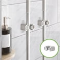 thumbnail image 2 of Jubipavy Heavy Duty Garden Tool Organizer Rack Rake And Shovel Handle Stainless Steel Mop Hanger Wall Mounted Rack, 2 of 6