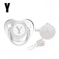 thumbnail image 4 of XZNGL Baby Pacifier 26 Letter Name Initial Clip Silicone Infant Nipple Bling Newborn Pacifier, 4 of 9