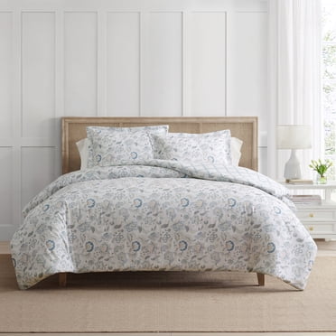 Martha Stewart Everyday Juliet Jacobean housse de couette en coton Double/Grand