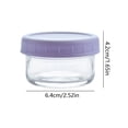 thumbnail image 4 of Glass Jars for Food Storage - Airtight Leakproof Kitchen Pantry Organization and Canning Containers with Lids for Bulk Reusable Preserving, 4 of 8