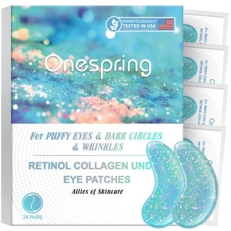 Padding Under Skin Onespring Retinol Collagen Under Eye Patches - 24 Pairs Eye Gel Pads ...