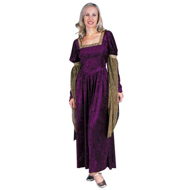 RG Costumes 86387-V-XXL Costume Adulte Renaissance Queen, Violet - 2TG 20-22