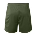 thumbnail image 5 of Men's Running Shorts with Zipper Pockets Gym Athletic Workout 5" Shorts for Men, 5 of 5