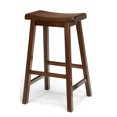 thumbnail image 1 of Topline Home Furnishings 29" Cherry Wooden Stool, 1 of 2