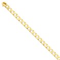 thumbnail image 1 of 14K 7.9mm Hand-polished Fancy Link Bracelet (Weight: 23.69 Grams, Length: 8 Inches), 1 of 2