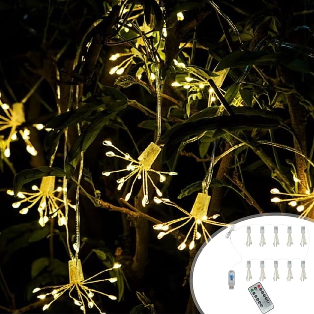 Christmas Decoration Light String, 10 Feet USB Powered Indoor Outdoor Party Lights for Holiday Decor, Durable and Water-Resistant for Various Occasions
