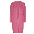 thumbnail image 4 of Yuyuzo Cardigan Sweaters for Women Long Sleeve Open Front Knit Solid Color Mid-Long Sweater Fall Winter Cardigan, 4 of 6