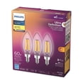 thumbnail image 4 of Philips UltraDefinition Ampoule LED B11 E12 60W (2700K) 3-Pack, 4 of 6