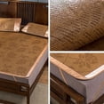 thumbnail image 3 of EGNMCR Kitchen Gadgets, Kitchen Accessories Summer Sleeping Mat, Foldable Rattan Summer Sleeping Mat, Cool Mat For Cooler Bed In Home School Dormitories. (1.5X2m) Cool Mattress, 3 of 5