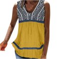 thumbnail image 2 of LSLJS Débardeurs pour Femmes Gilet Imprimé Mode pour Femmes Col Rond Ample Sans Manches T-Shirt Chandail Hauts Blouse, 2 of 6