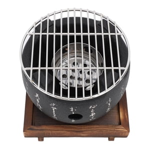 Japanese Style Mini Portable BBQ Grill Compact Charcoal Stove for Home Outdoor Family Gathering
