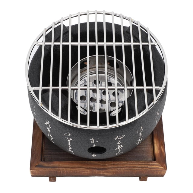Barbecue Portatif Mini de Style Japonais, Poêle à Charbon Compact pour la Maison, l'Extérieur et les Réunions de Famille