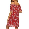 thumbnail image 3 of CEHVOM Robe d'Été Décontractée de Plage à Bretelles pour Femme, Petite, à Imprimé Floral, 3 of 5