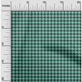 thumbnail image 2 of oneOone Cotton Poplin Twill Turquoise Green Fabric Houndstooth Sewing Craft Projects Fabric Prints By Yard 56 Inch Wide, 2 of 4