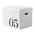 thumbnail image 1 of Cardboard Storage Box, Easy Carry Handles, Dustproof and Dampproof, Corrugated Paper Moving Box, for Dormitory Toy, 1 of 8