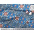thumbnail image 3 of Soimoi Georgette Viscose Fabric Floral Mandala Printed Fabric 1 Yard 42 Inch Wide, 3 of 3