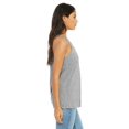 thumbnail image 3 of Bella Ladies Flowy Racerback Tank, XS, Athletic Heather, 3 of 3